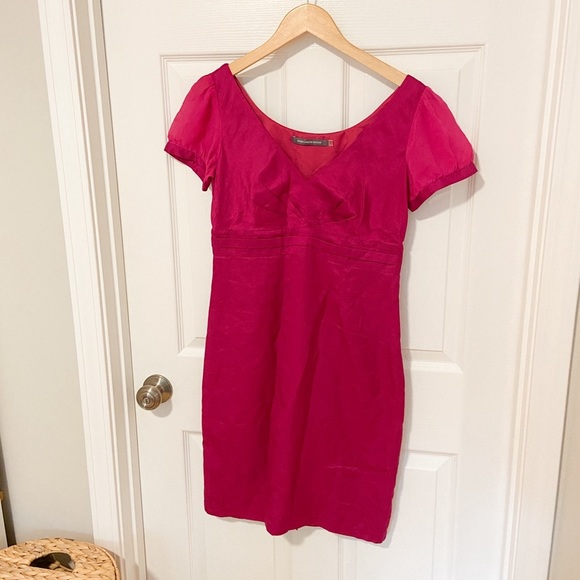 Boden Limited Edition Silk Blend Magenta Olivia Dress - Picture 2 of 9